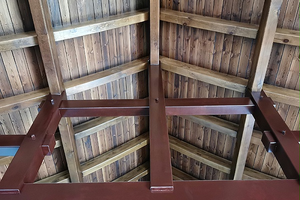 防腐木木屋结构